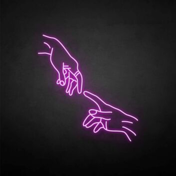 &#39;Touch Finger&#39; neon sign