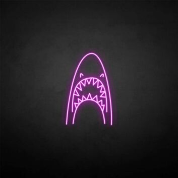 &#39;Shark head&#39; neon sign