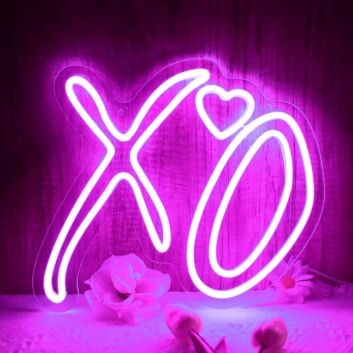 Heart XO Neon Sign