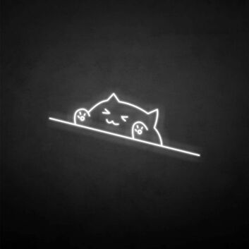 &#39;Happy cat&#39; neon sign