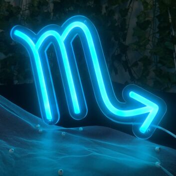 Scorpio Zodiac Sign Neon