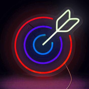 Archery Target Neon Sign