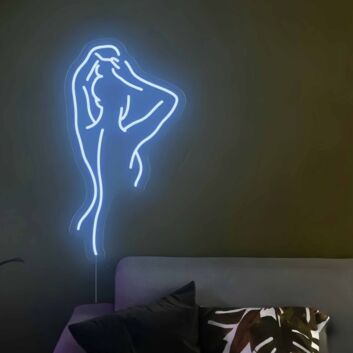 Womans Back Curve Neon Sign