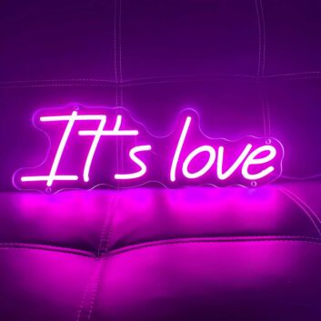 It's Love Wedding Neon Sign