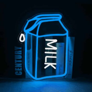 Customize Coffee Milk Neon Sign