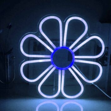 Sunrise Over the Sea Neon Light