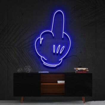Bad Attitude Mickey Neon Sign for Edgy and Unique Decor