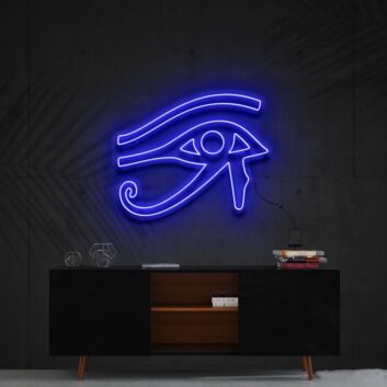 Eye Of Horus Neon Sign for Protection and Egyptian Decor
