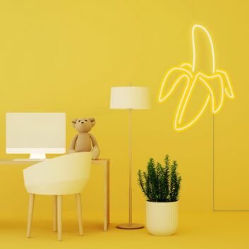 Banana Neon Sign for Fun and Whimsical Decor