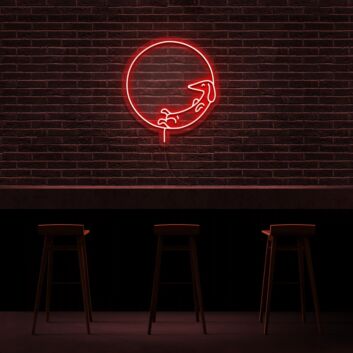 Dog Chilling Neon Sign for Pet Lovers and Fun Spaces