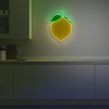 Lemon Neon Sign for Refreshing and Fun Decor