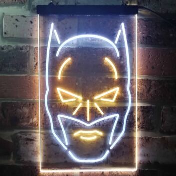Batman Dual LED Neon Sign for Superhero Fans