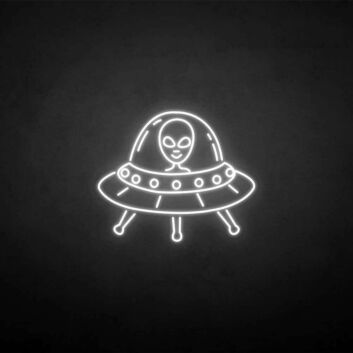 Extraterrestrial 	Alien  neon sign