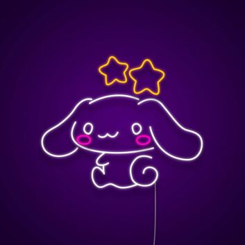 Cinnamoroll Neon Sign for Cute and Playful Spaces