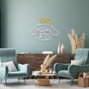Cinnamoroll Neon Sign for Cute and Playful Spaces