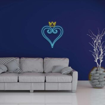 Kingdom Hearts Neon Sign for Game Fans