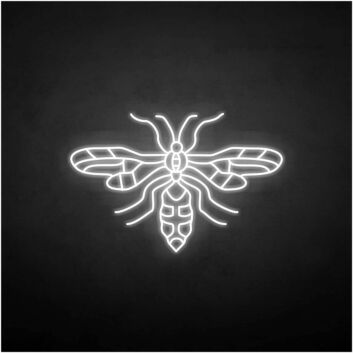 &#39;Wasp&#39; neon sign