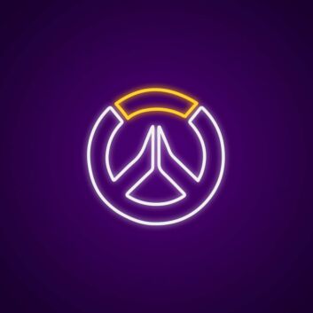 Overwatch V1 Neon Sign for Video Game Fans