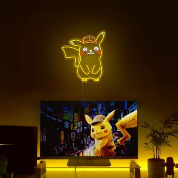 Pikachu Neon Sign for Anime Fans