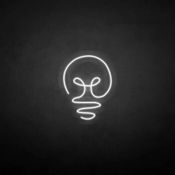 &#39;Light Bulb&#39; neon sign