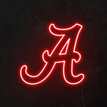 Alabama Crimson Tide Neon Sign for Sports Fans
