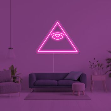 Psychic Eye Neon Sign for Mystical and Whimsical Spaces