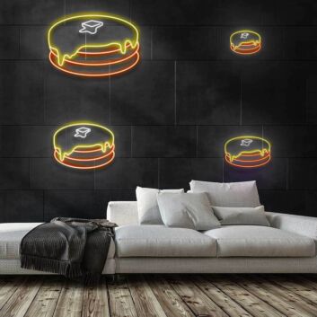 Pancakes Neon Sign for Breakfast and Fun Spaces