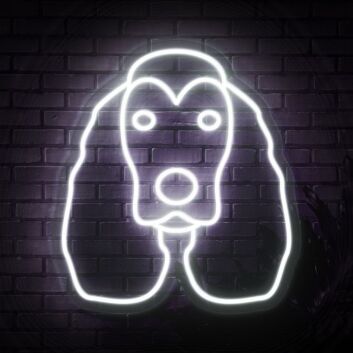 Cockerspaniel Neon Sign for Pet Lovers
