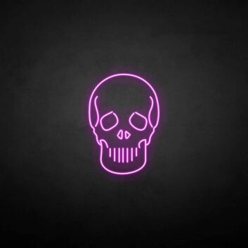 Skeleton&#39; neon sign