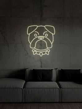 Bulldog Neon Sign for Pet Lovers