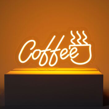 Coffee Neon Sign for Cafes and Coffee Lovers