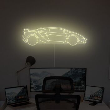 Lamborghini Car Neon Sign for Car Enthusiasts