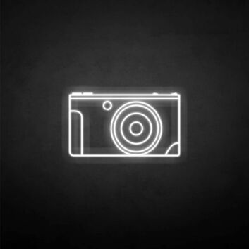 &#39;CAMERA&#39; neon sign