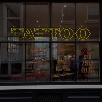 Tattoos Neon Sign For Wall for Tattoo Studios