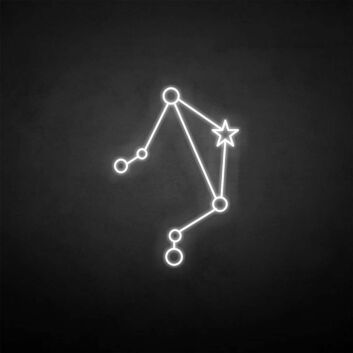 &#39;Libra&#39; neon sign