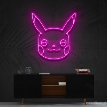 Pikachu Neon Sign for Anime Fans and Fun Spaces
