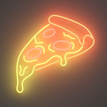 Pizza Neon Sign for Pizzerias and Dining Areas
