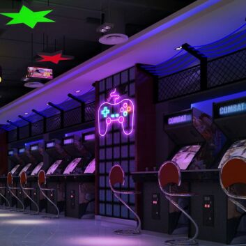 Game Console Neon Sign for Gaming and Fun Spaces