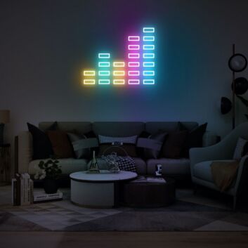Music Volume Neon Sign for Music Lovers and Fun Spaces