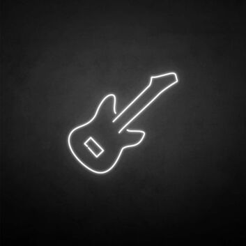 &#39;Guitar&#39; neon sign