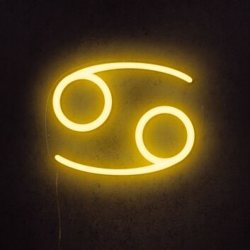 Cancer Horoscope Neon Sign perfect for zodiac enthusiasts