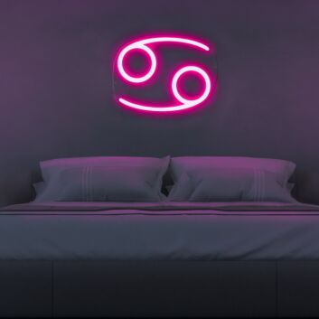 Cancer Horoscope Neon Sign perfect for zodiac enthusiasts