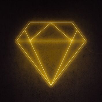 Diamond Neon Sign adds sparkle to elegant decor