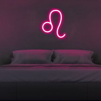 Leo Horoscope Neon Sign V2 for zodiac-themed decor