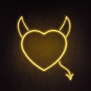 Naughty Love Neon Sign for bold and playful settings