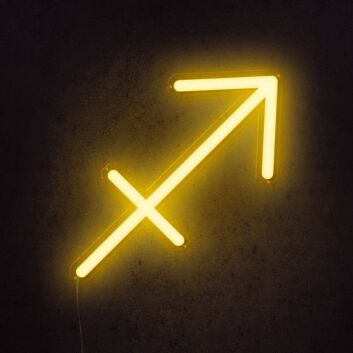 Sagittarius Horoscope Neon Sign for astrology enthusiasts