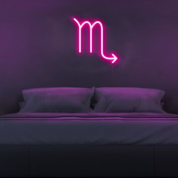 Scorpio Horoscope Neon Sign for zodiac lovers
