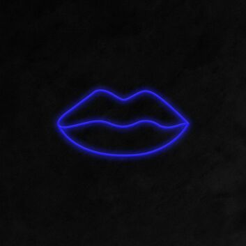 Lips Neon Sign adds a bold statement to any room