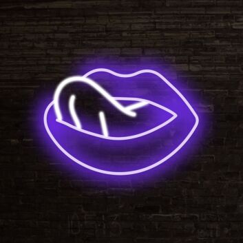 Sugar Lips Neon Sign adds a playful touch to any room