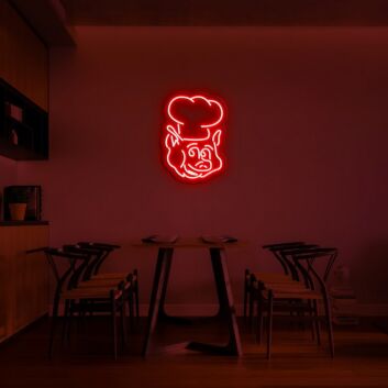 Oink Neon Sign perfect for farm-themed decor